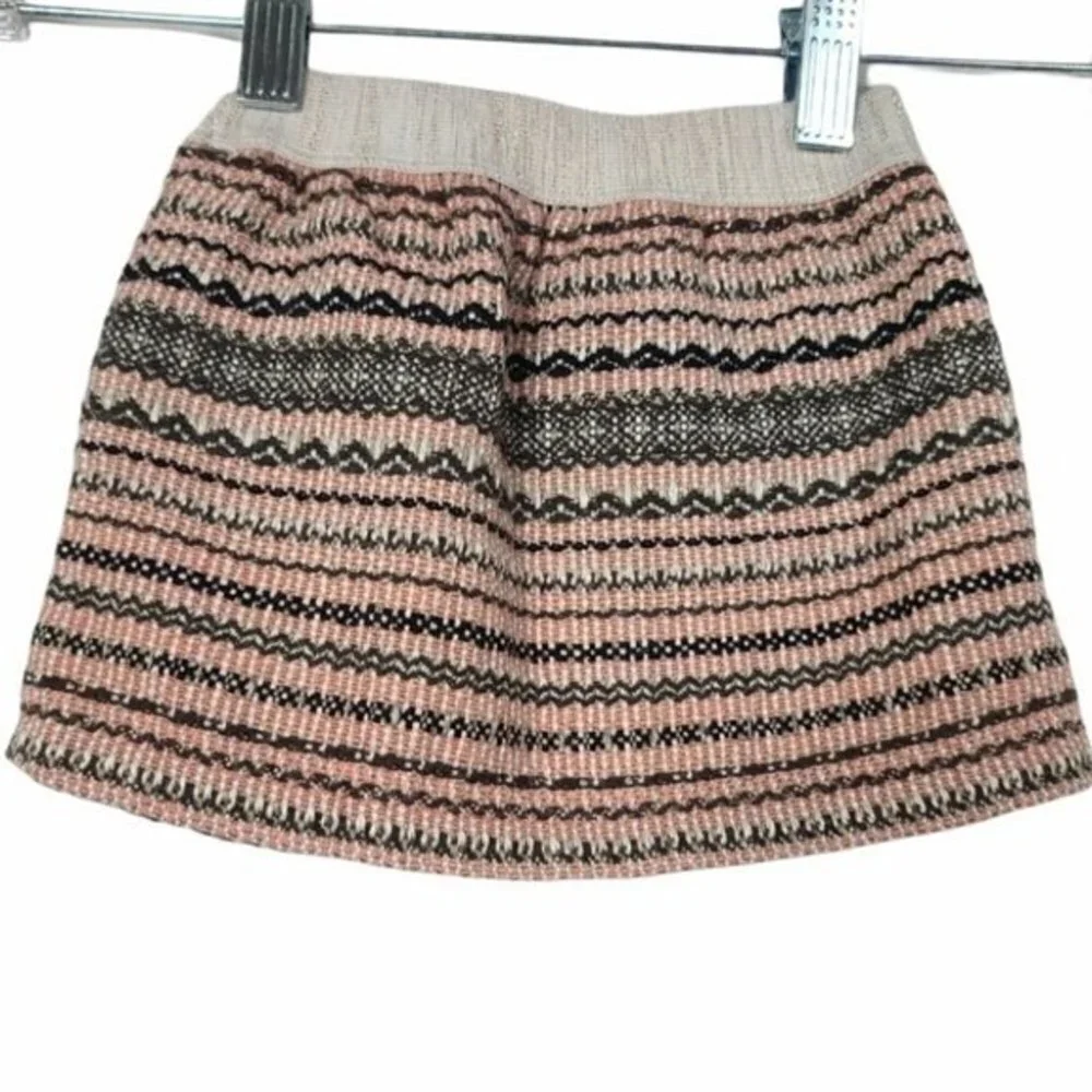Genuine Kids From Oshkosh Striped Zipper Skirt 18M